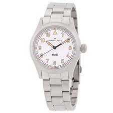 Hamilton Khaki Field Quartz White Dial Watch H69401110