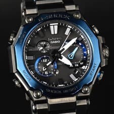 CASIO G-SHOCK MEN'S BLACK WATCH MTG-B2000B-1A2JF W/BOX TESTED JAPAN USED F/S