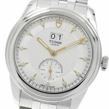 Tudor TUDOR 57100 Glamour Double Date 11P Diamond Automatic Men s     Condition