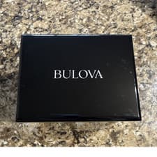 Bulova Latin Grammys Special Edition Men's Wristwatch Black Gold Rubber Band