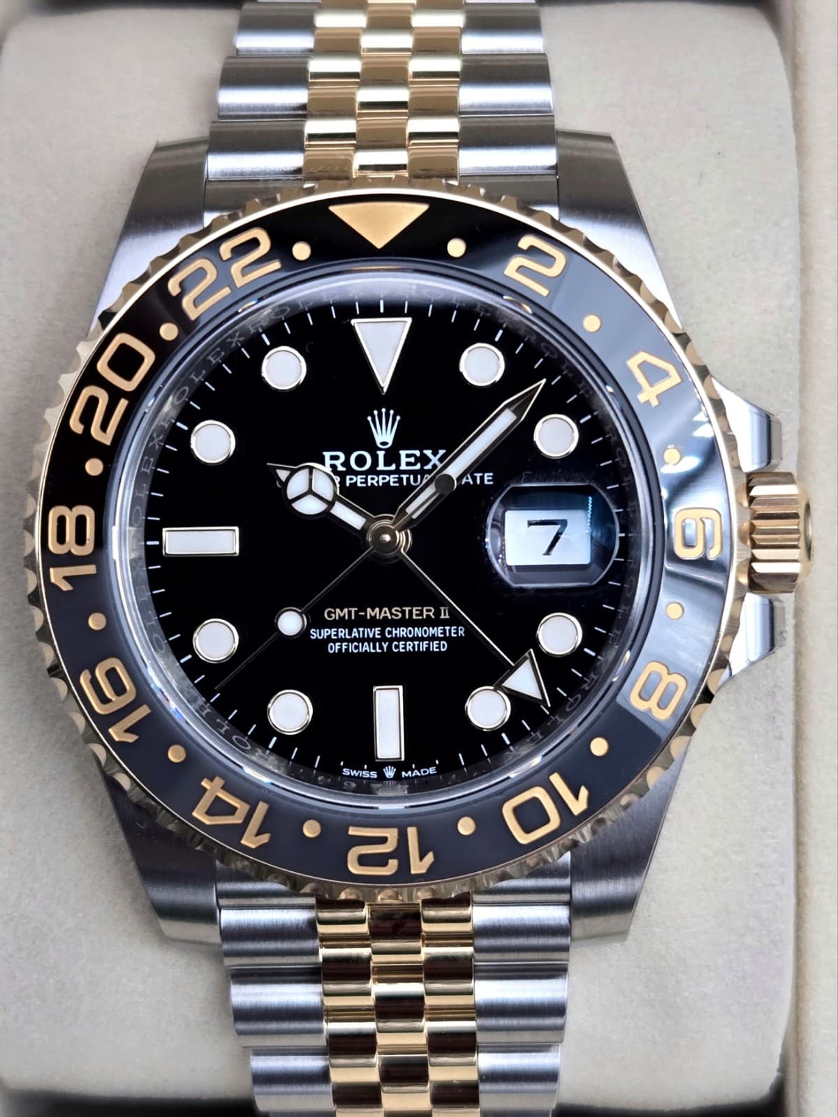 NEW 04/2026 Rolex GMT-Master II  126713GRNR 40mm Two-Tone  STICKERS FULL SET