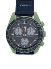 OMEGA×SWATCH_Moonswatch_Mission to the Earth_Quartz_CE/Nylon_42mm/Analog/Japan
