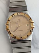 [Vintage] OMEGA Constellation 396.1070 Cal.1438 18k Gold Quartz Men's Watch
