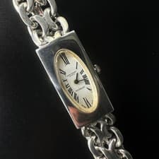 Jean Perret Manual Wind Watch Heavy Silver Watch From 1970s