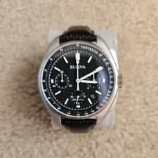 Bulova Men’s Archive Series Lunar Pilot 6-Hand Chronograph 45mm Stainless Steel