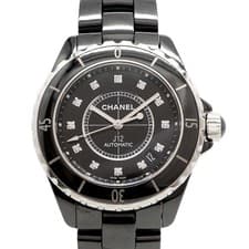 Chanel J12 H1626 Black Dial Men's Watch GZl1gyiu