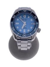 Seiko Prospex Diver Automatic Watch Blue Stainless Steel Used