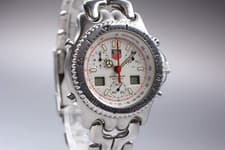 【MINT】 TAG HEUER SEL CG1111-0 Chronograph 200M White Dial Quartz Men's Watch