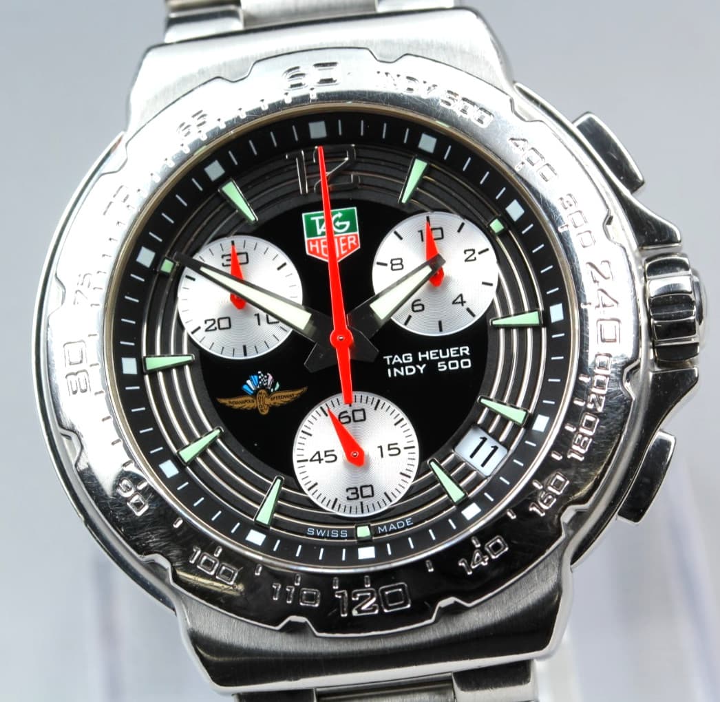 TAG Heuer Formula 1 Indy 500 CAC111B 200ｍ Chronograph 44mm Quartz Men's Watch