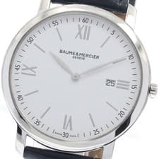 Baume & Mercier Classima Date Men’s SS & Leather Watch M0A10097