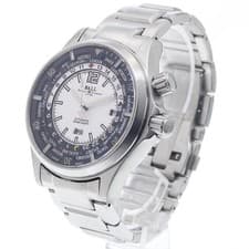 BALL WATCH Engineer Master II Diver World Time DG2022A-SAJ-WH Day Date Automatic