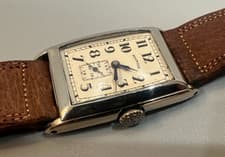 Vintage Illinois Men's 14k gold filled 17 jewels Wristwatch 1920s Serviced