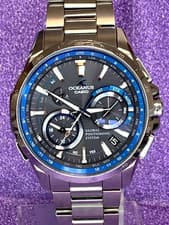 Casio Oceanus OCW-G1000-1AJF GPS Hybrid Solar Radio Titanium Men's Watch Japan