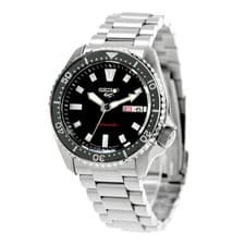 Seiko 5 Sports Automatic Watch SBSA305 Black Dial Silver Band New From Japan