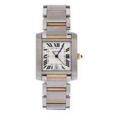 Cartier Tank Francaise Automatic Watch Stainless Steel and Yellow Gold 28