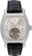 Vacheron Constantin Malte Tonneau Tourbillon 30066/2 Platinum Silver dial 36mm