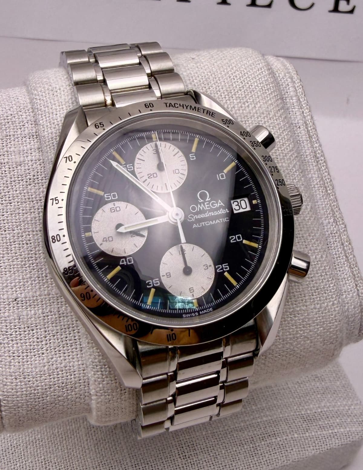 Omega Speedmaster Date 39MM “Reverse Panda” Ref. 3511.50 Case #353