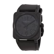 Bell and Ross BR 03 Phantom Automatic Black Dial Men's Watch BR03A-PH-CE/SRB