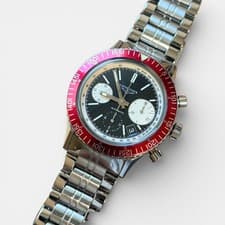 Longines Heritage Diver 1967 Chronograph Red Bezel 2015 Full Set L2.808.4.52.6 L