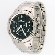 Breguet Type XX Aeronavale FlyBack Chronograph Mens Watch SS 3800ST/92/SW9 39mm