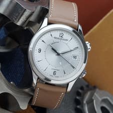Jaeger LeCoultre Master Memovox Alarm Stainless Steel Q1418430 Automatic Date