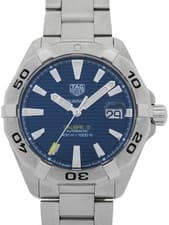 TAG Heuer Aquaracer Calibre 5 Automatic Watch WBD2112.BA0928 Blue Dial 40mm
