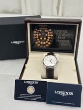 Men's Longines Master Collection Automatic Blue-Tone Steel Leather L29204783