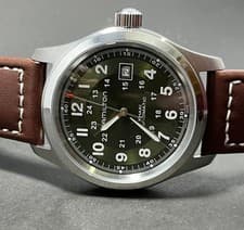 Hamilton Khaki Field Mod Green Dial Automatic Men's Watch