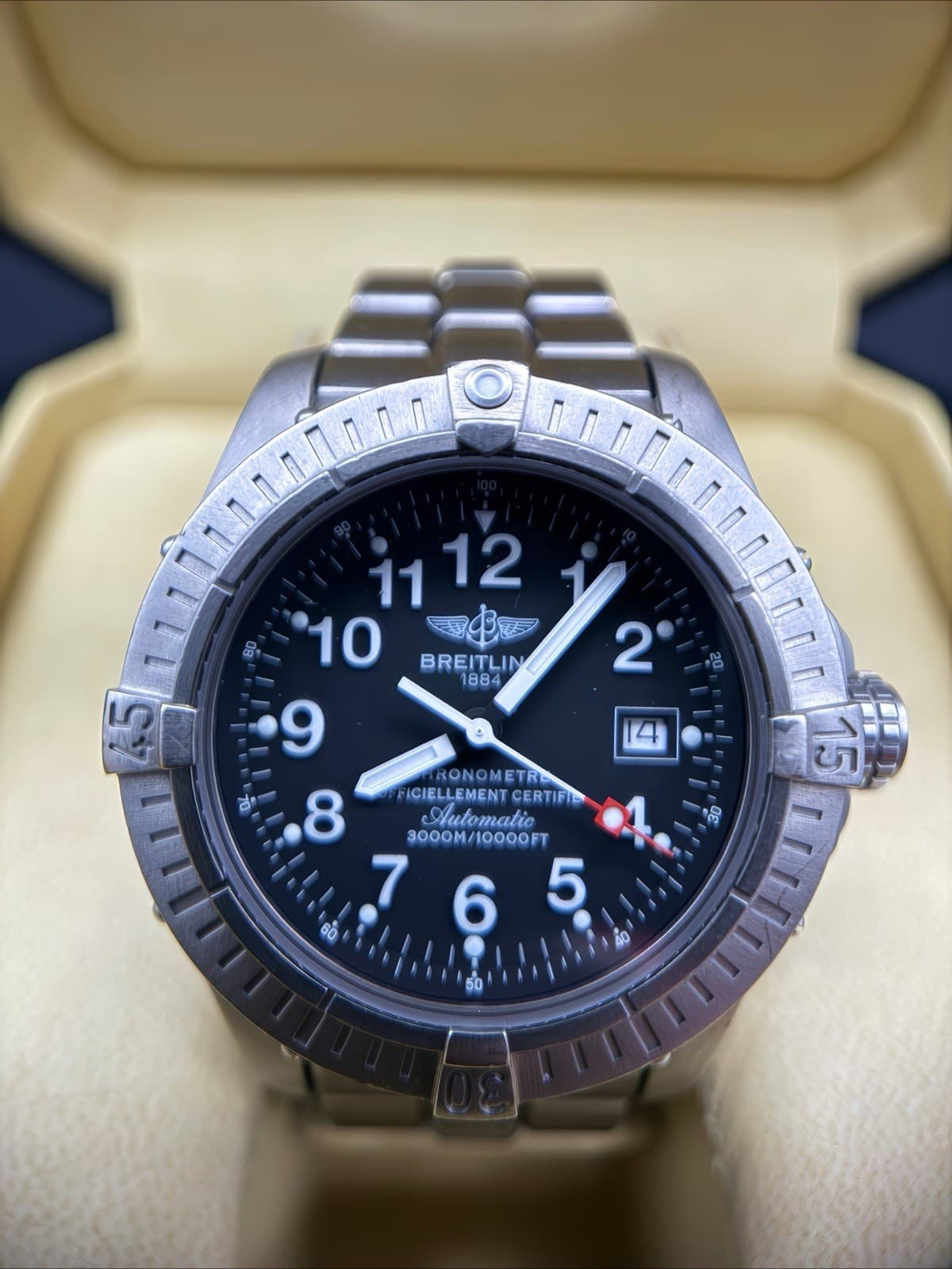 Breitling Avenger Seawolf Ref: E1737018/B640 Titanium complete set