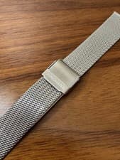 17Mm Genuine Metal Strap For Junghans Max Bill Watch