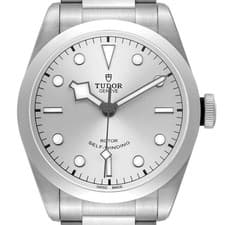 Tudor Black Bay 41 Silver Dial Steel Mens Watch M79540 Box Card