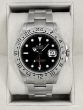 2007 Rolex Explorer II 40mm 16570 Stainless Steel Black Dial