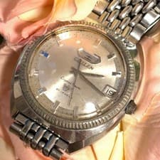 Citizen Crystal Seven Watch Automatic Day Date Timepiece Vintage Stainless