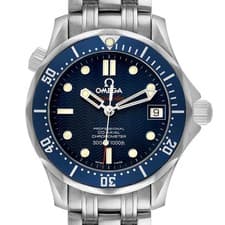 Omega Seamaster Midsize 36 Steel Blue Dial Mens Watch 2222.80.00