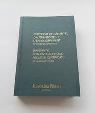 AUDEMARS PIGUET Guarantee Warranty (Unwritten) with Stamp