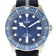 TUDOR Tudor Pelagos FXD 25707B 23 Navy Wristwatch Titanium Fabric Automatic Men