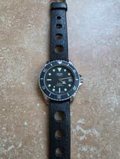 Pre TAG Heuer 980.033 Mens 1000 Series Professional Quartz Watch Black Rubber