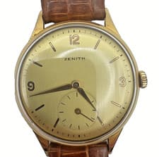 Zenith 'Dress Watch' Caliber 126 Years '40/'50 18k Gold Case Swiss Made Watch