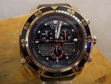 Citizen Promaster Eco Drive Yacht Timer Analog Watch Scratch Bezel Condition