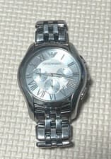 Emporio Armani Watch Brand New Leather Strap Quartz Timepiece