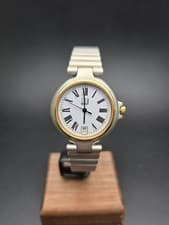 Dunhill Millennium Quartz Watch White Dial Stainless Steel 31mm Luxury