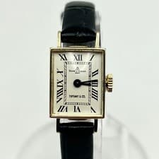 Baume & Mercier x Tiffany 14K Solid Gold White Dial Manual Winding Women's