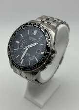 Citizen Men’s Eco-Drive World Time Radio Controlled Bracelet Watch CB0027-69E