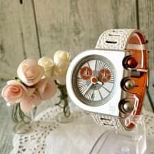 LIP MACH 2000 Chronograph Silver White Watch Roger Tallon 2604TK