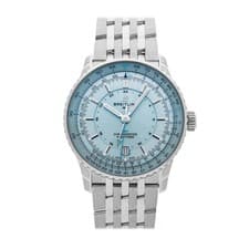 Breitling Navitimer GMT Steel Auto 41mm Ice Blue Dial Bracelet A32310171C1A1