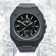 2025 Bell & Ross BR 05 Skeleton Black Lum Ceramic L.E. 41MM + 2 Extra Straps!