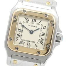CARTIER Santos Galbee SM W20012C4 Beige Dial Quartz Ladies Watch_952393