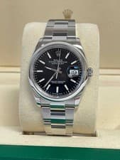 Rolex Datejust 36 126200 Oyster Steel 36mm Black 2024