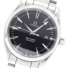 OMEGA Seamaster Aqua Terra 2518.50 Date black Dial Quartz Boy's Watch_948043