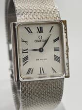 OMEGA De Ville Tank 511.0404 Manual Wind Silver Dial Vintage Watch